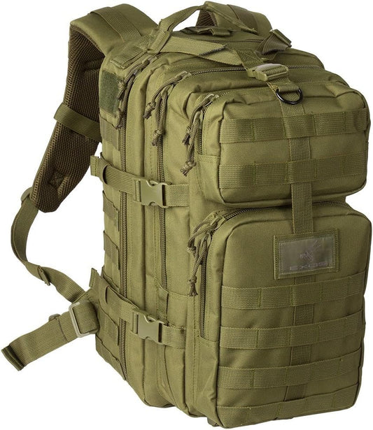 Bravo Backpack - Large Military Hiking Backpack 34L - Waterproof Heavy-Duty Molle Hunting Bag for Men - Tactical Rucksack Daypack - Hydration Pack Compatible for Running, Cycling - (Olive Drab)